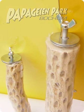 Perch with screw mount color sand - three sizes