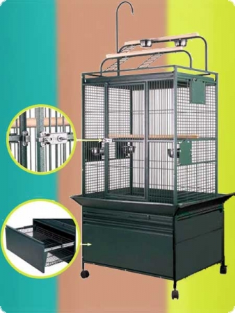 Parrot aviary Villa Lora