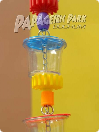 Acrylic hanging toy chain boxes