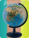 15 cm animal globe with illustrations for kids