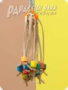 Leather fringi hanging toy
