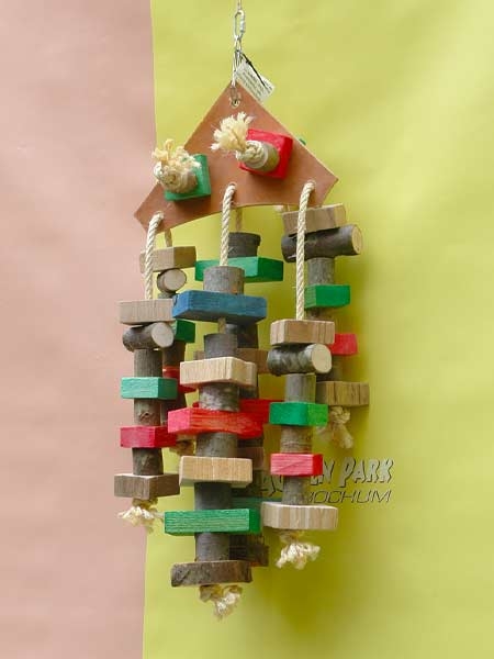 Nature line hanging toy leather climbing