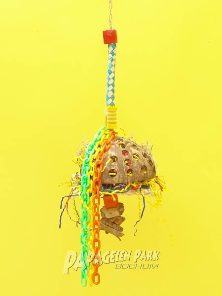 Heike Nature line hanging toy coconut Hippie III