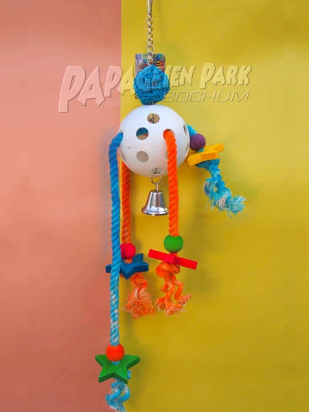 Game ball hanging parrot toy