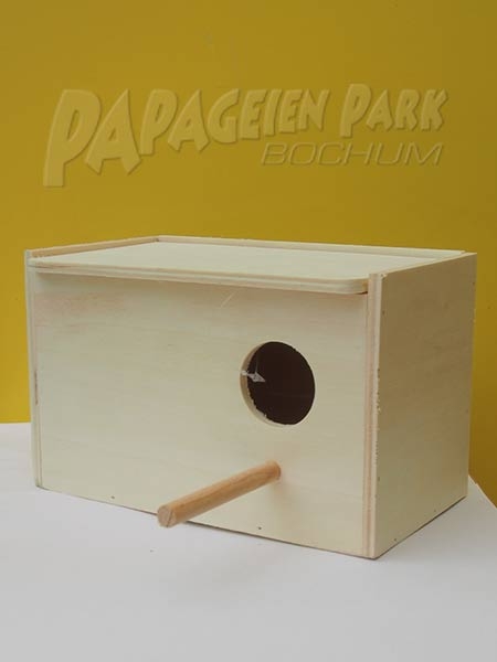 Parakeet nesting box 25 5 x 12 5 x 13 cm