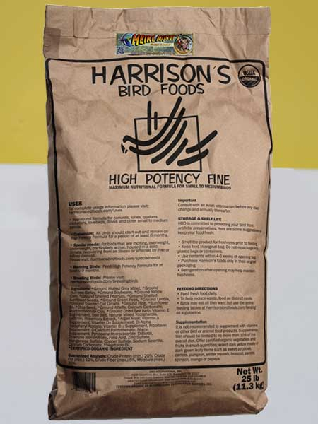 Grosspackung 11 34Kg Zuchtfutter fein Dr Harrison Ora 