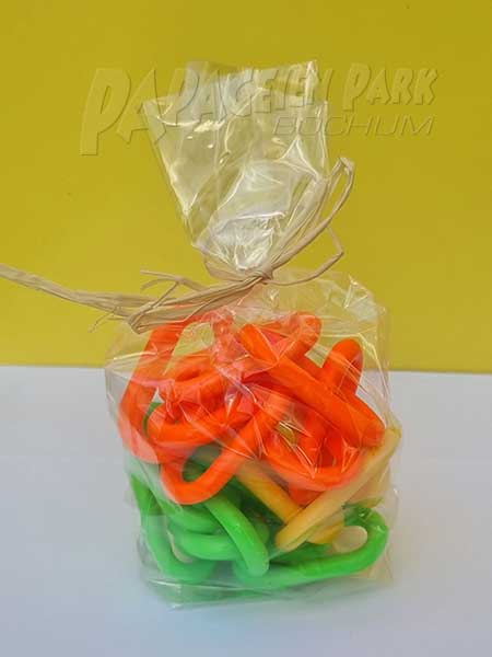 3 pcs colorful plastic chain 7 links 26 cm