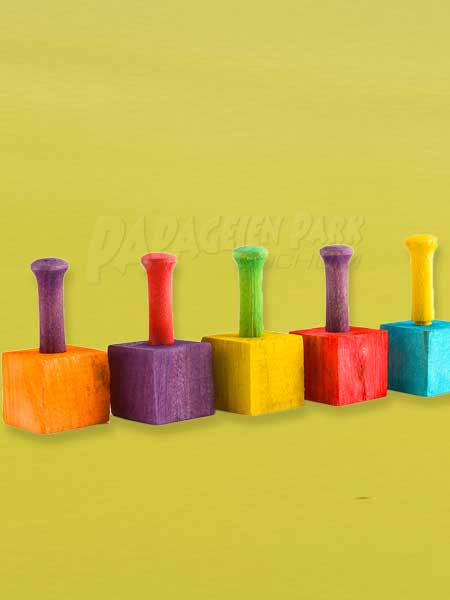 Table toy wooden pegs 8 5cm 10 pieces 