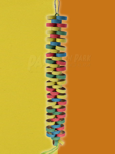 Hanging toy paper roll garland 42cm