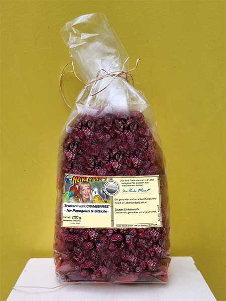 Heike Mundt& 039;s Trockenfruch Cranberries 250g