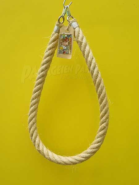 Sisal rope gutter screw shackle 25mm 100cm