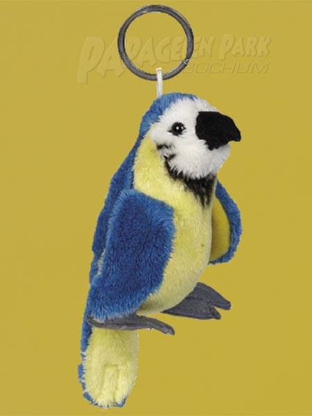 Schl&uuml;sselanh&auml;nger pl&uuml;schiger Gelbbrustara 10cm