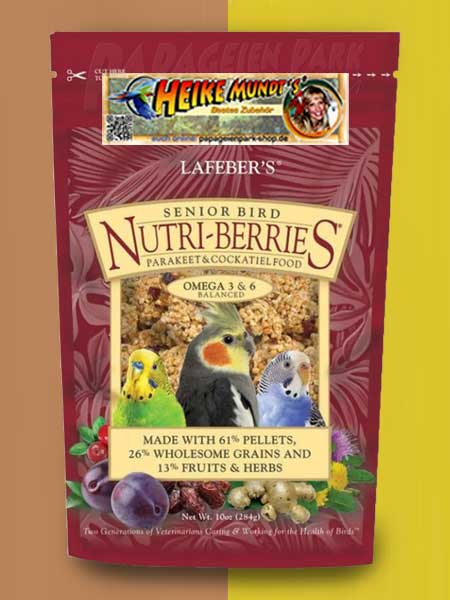 Nutri Berries Senior Bird 284g Nutri Berries Senior Bird 284g