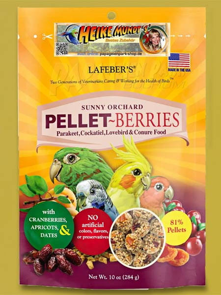 Lafeber Pellet Berries Sunny Orchard Sittiche Unzertrennliche 