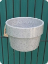 Futternapf Kunststoff - mit Anschraubhalter - abnehmbar 9.5 cm