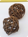 2 Stck. Weidenbälle Ø 9 cm